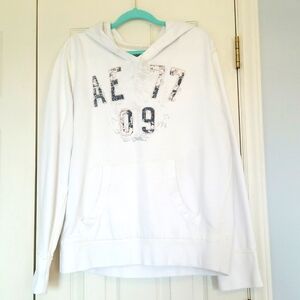 Vintage American Eagle Unisex 100% Cotton Hooded Sweatshirt, Large